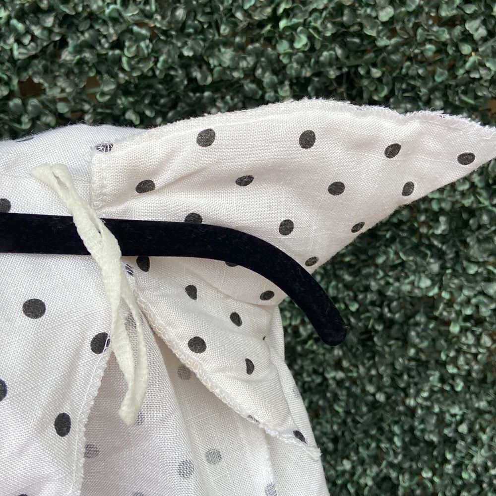 Vintage 80’s Just In Thyme Polka Dot Open Blazer Vintage Size 6 - Picture 7 of 7